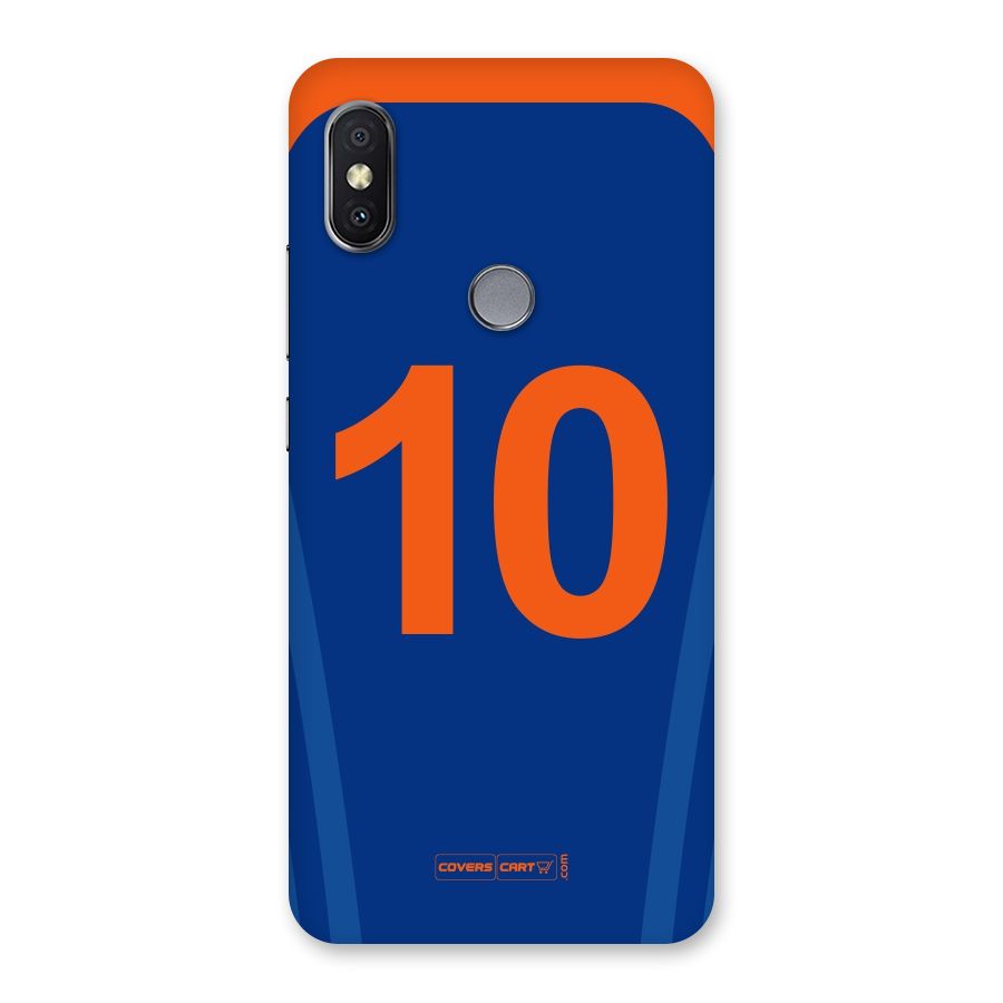 Blue Jersey Back Case for Redmi Y2