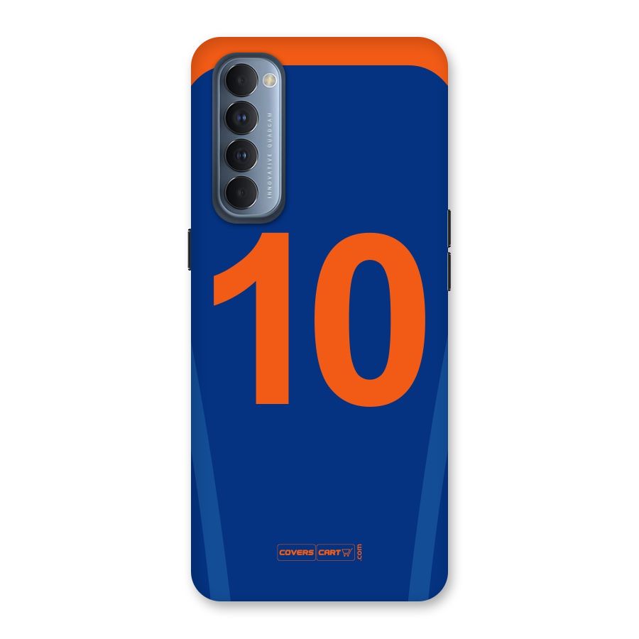 Blue Jersey Back Case for Reno4 Pro