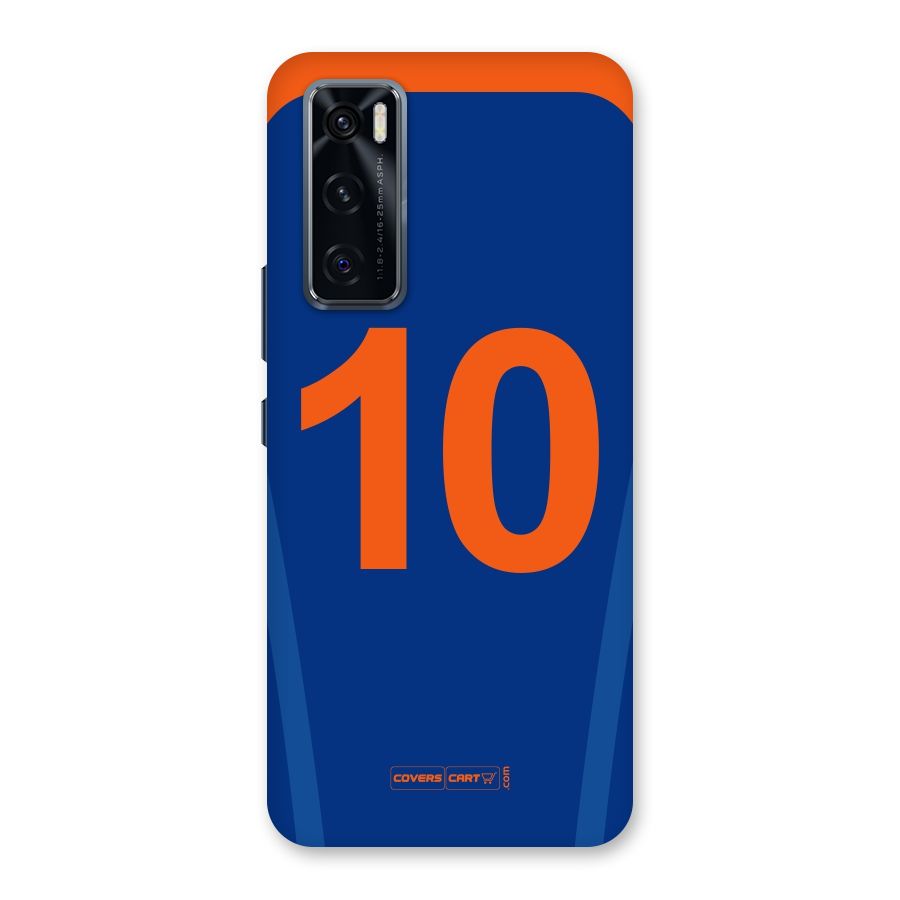 Blue Jersey Back Case for Vivo V20 SE
