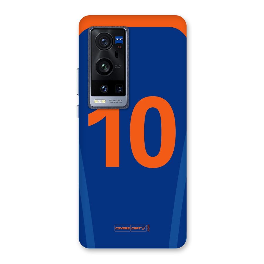 Blue Jersey Back Case for Vivo X60 Pro Plus