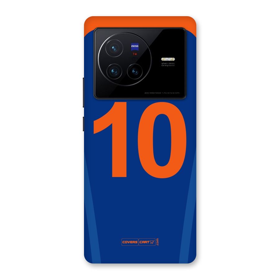 Blue Jersey Back Case for Vivo X80