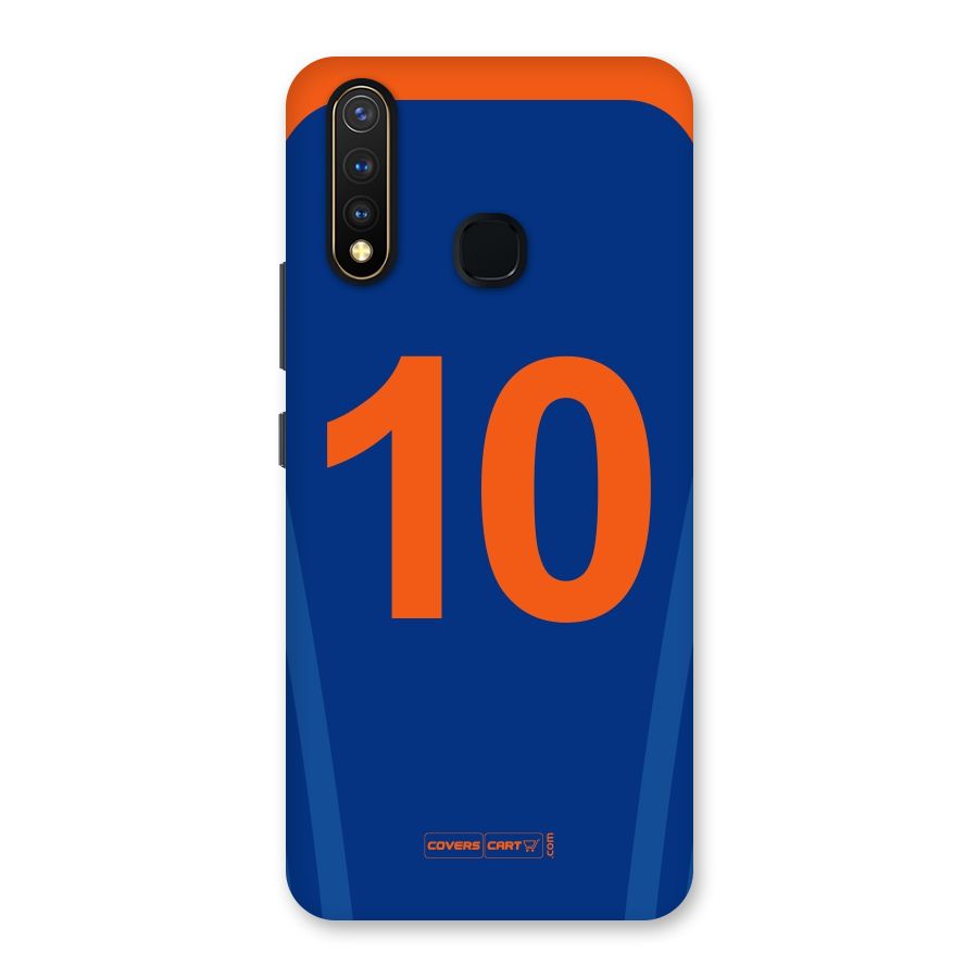 Blue Jersey Back Case for Vivo Y19