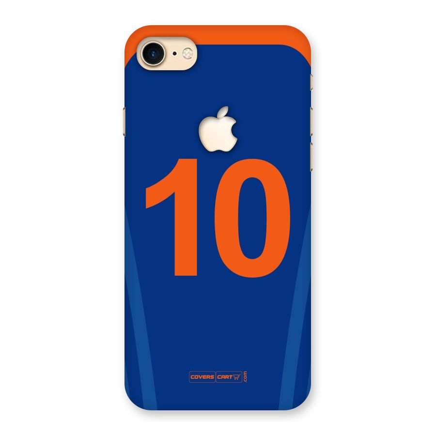 Blue Jersey Back Case for iPhone 7 Apple Cut