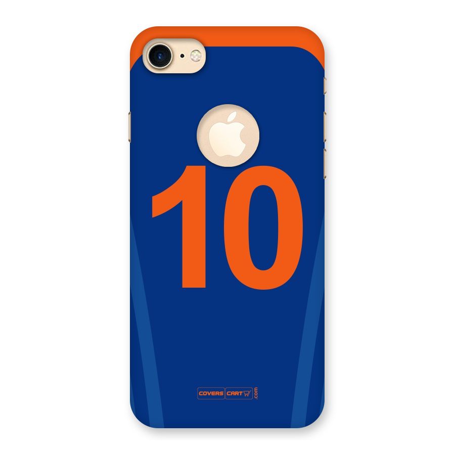 Blue Jersey Back Case for iPhone 7 Logo Cut