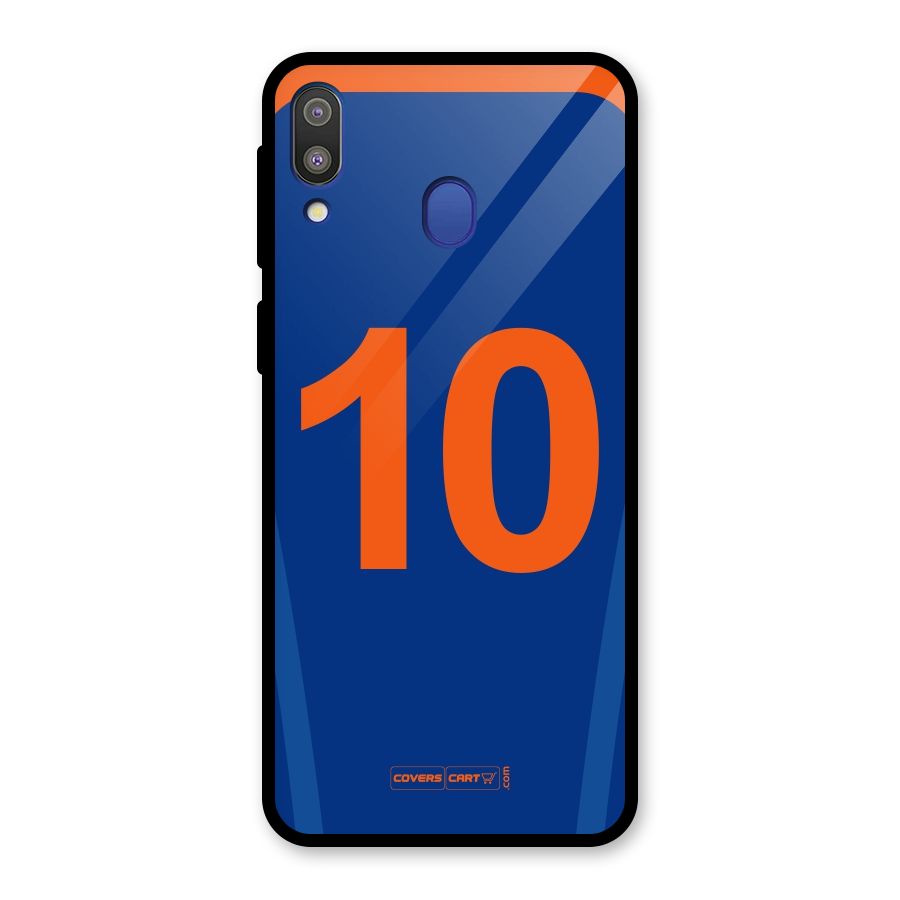 Blue Jersey Glass Back Case for Galaxy M20
