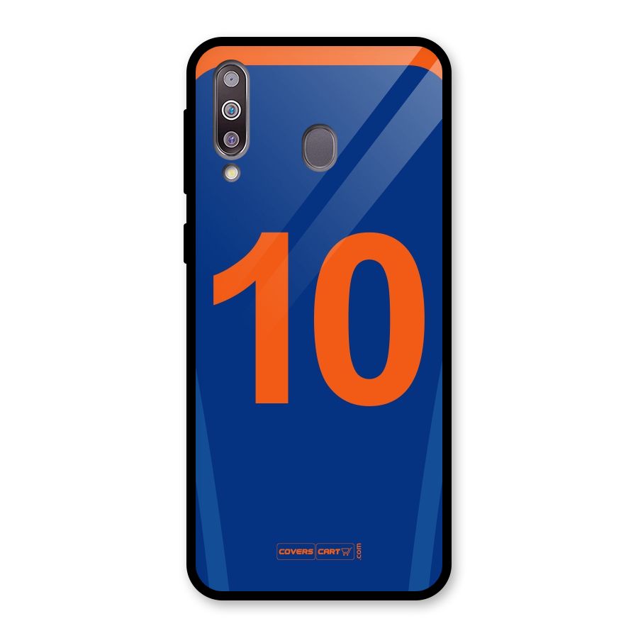 Blue Jersey Glass Back Case for Galaxy M30