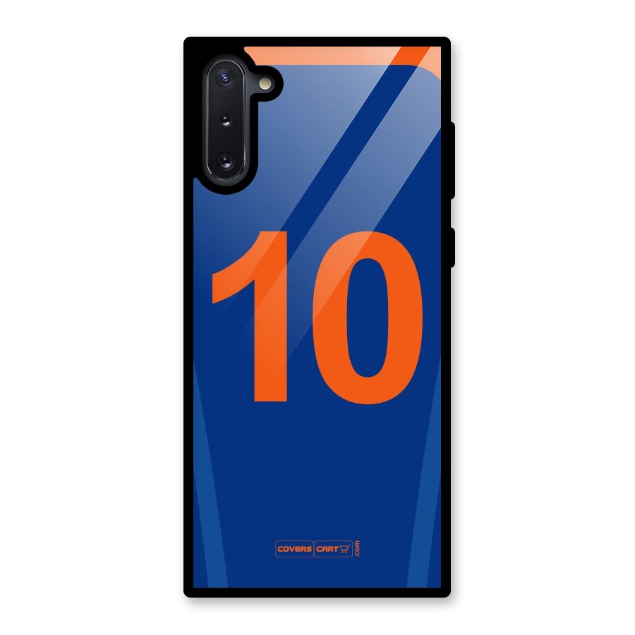 Blue Jersey Glass Back Case for Galaxy Note 10
