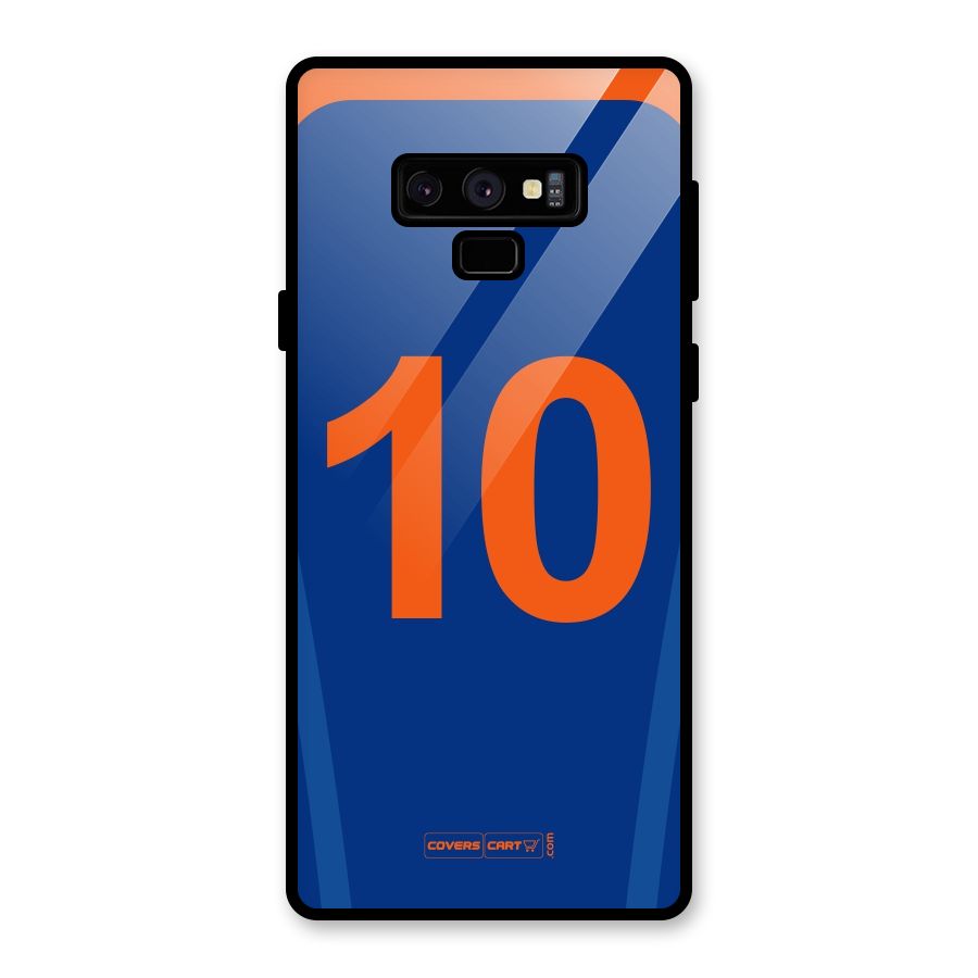 Blue Jersey Glass Back Case for Galaxy Note 9