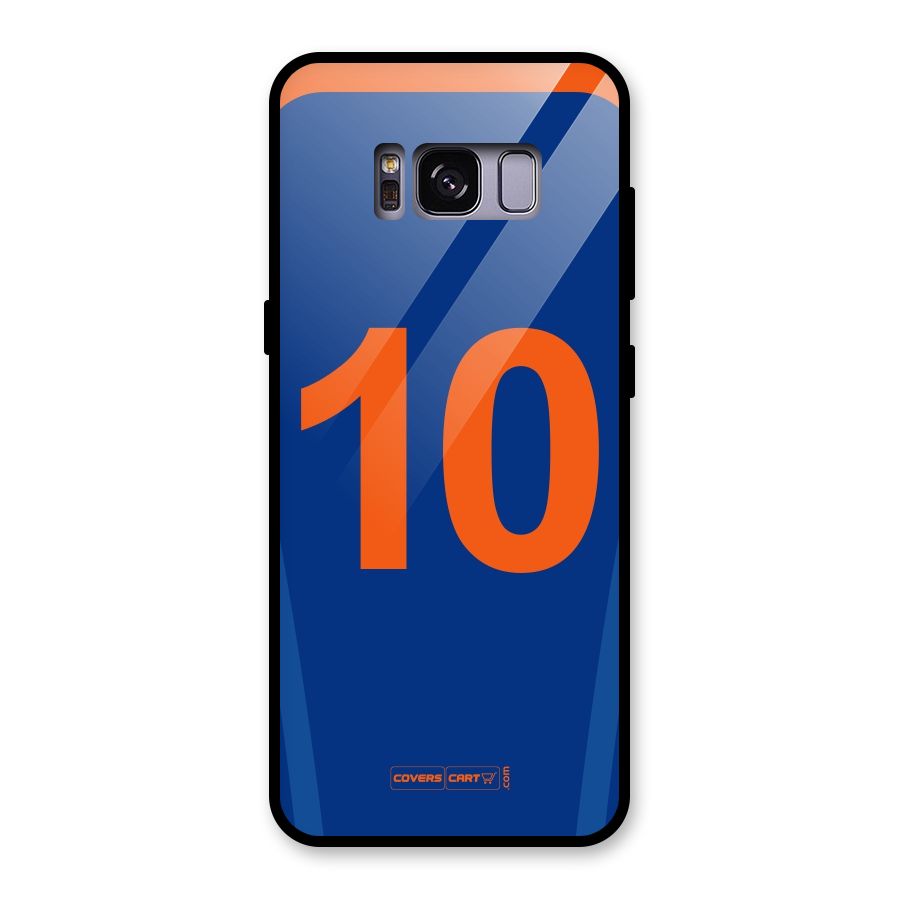 Blue Jersey Glass Back Case for Galaxy S8