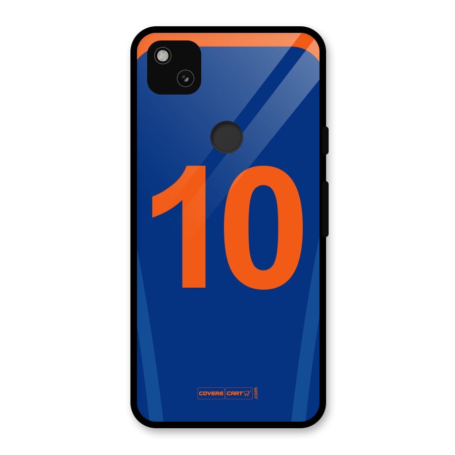 Blue Jersey Glass Back Case for Google Pixel 4a