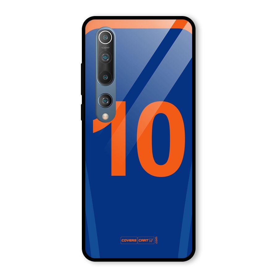 Blue Jersey Glass Back Case for Mi 10