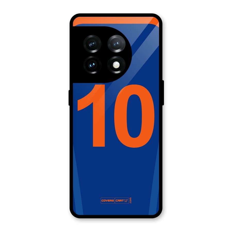 Blue Jersey Glass Back Case for OnePlus 11