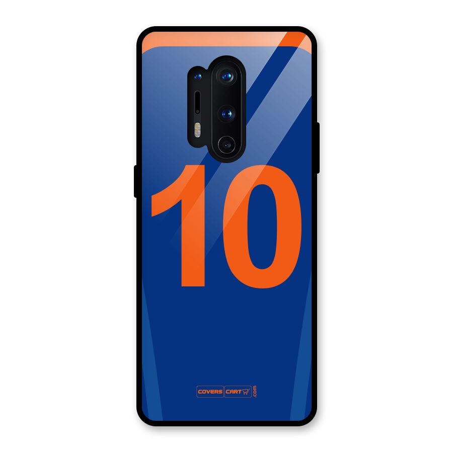 Blue Jersey Glass Back Case for OnePlus 8 Pro