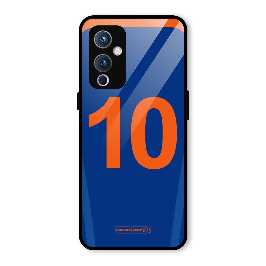 Blue Jersey Glass Back Case for OnePlus 9