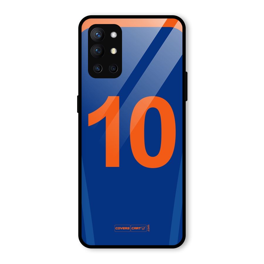 Blue Jersey Glass Back Case for OnePlus 9R
