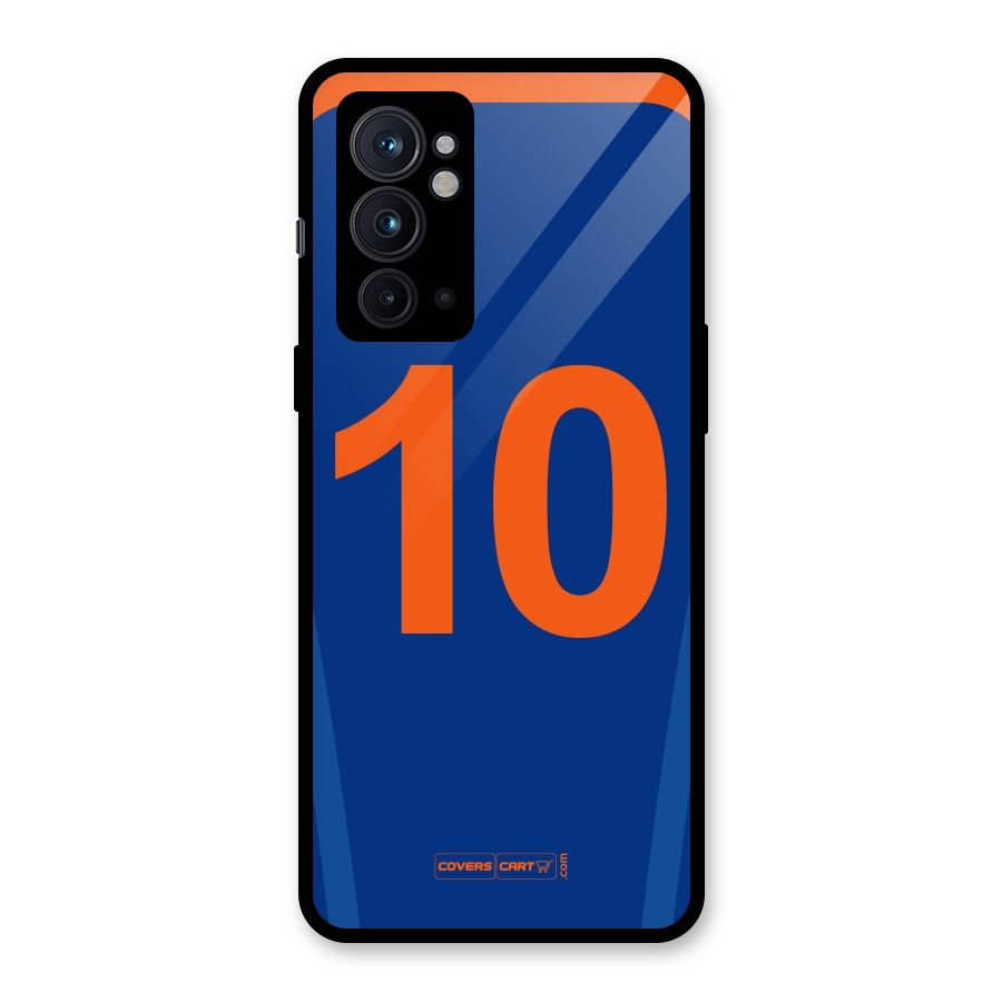 Blue Jersey Glass Back Case for OnePlus 9RT 5G
