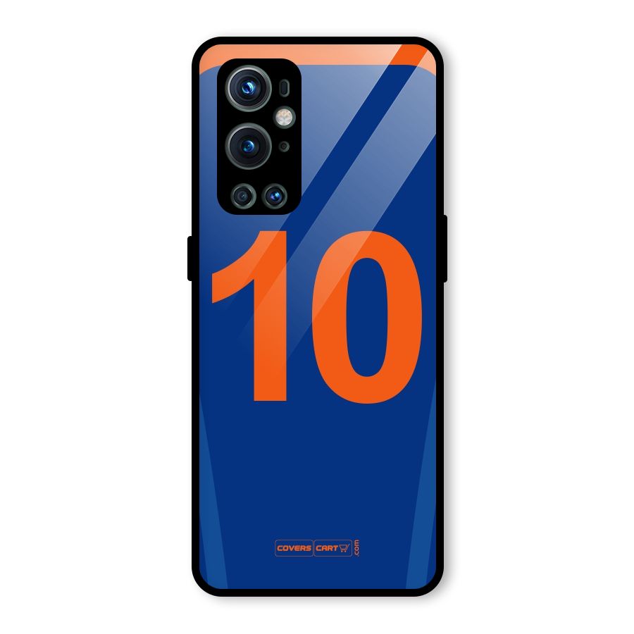 Blue Jersey Glass Back Case for OnePlus 9 Pro