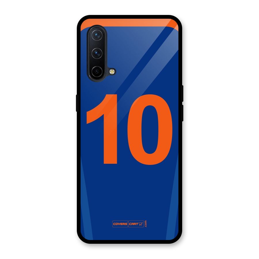 Blue Jersey Glass Back Case for OnePlus Nord CE 5G