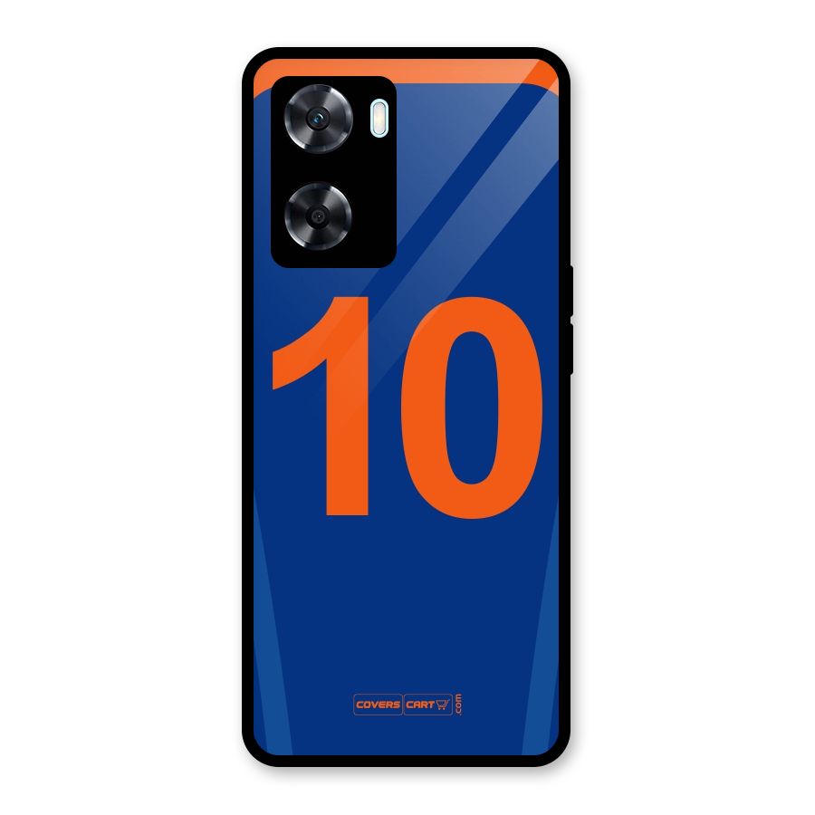 Blue Jersey Glass Back Case for Oppo A77
