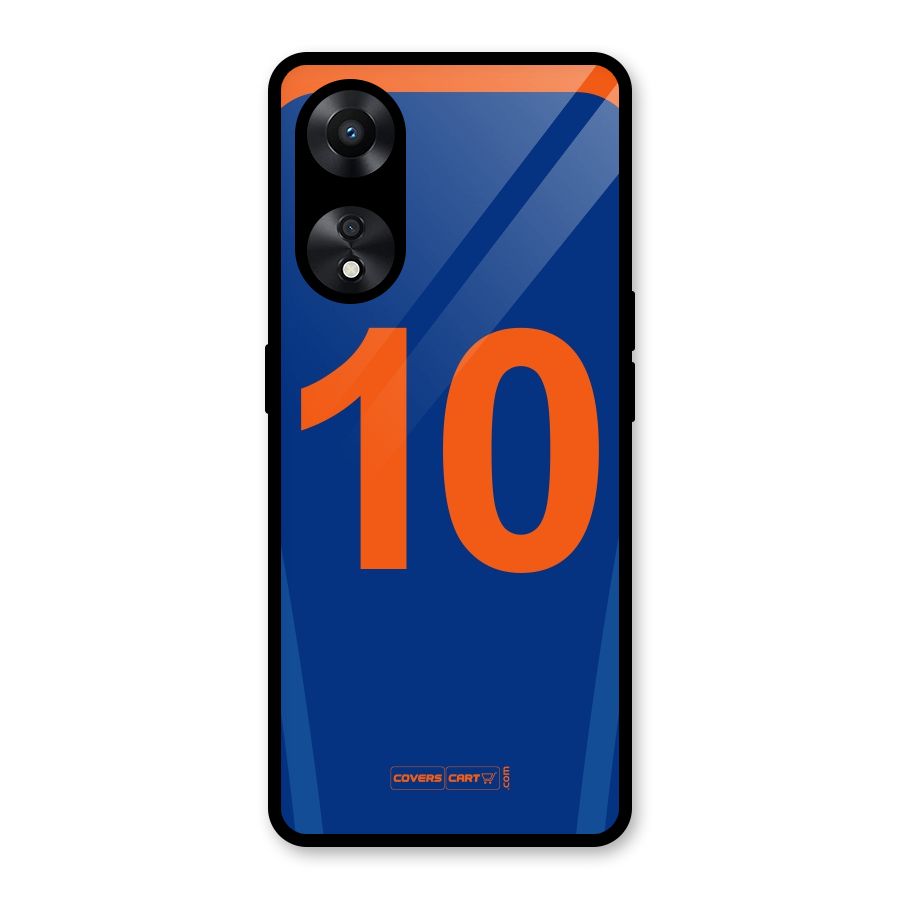 Blue Jersey Glass Back Case for Oppo A78
