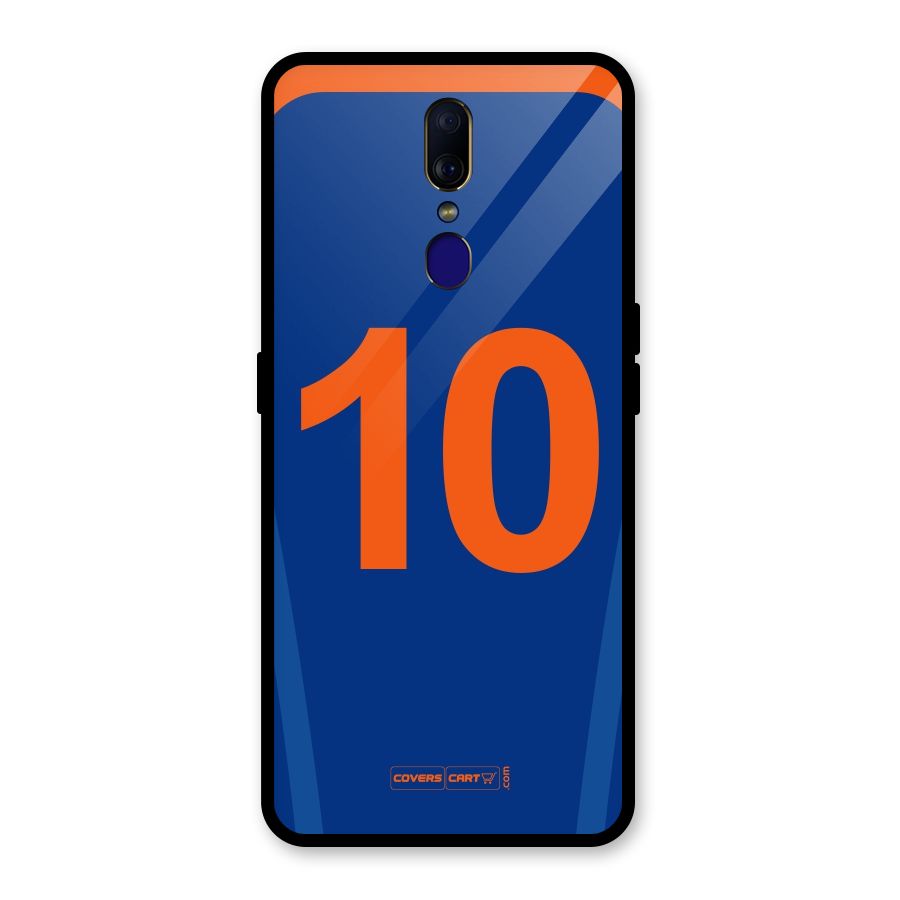 Blue Jersey Glass Back Case for Oppo F11