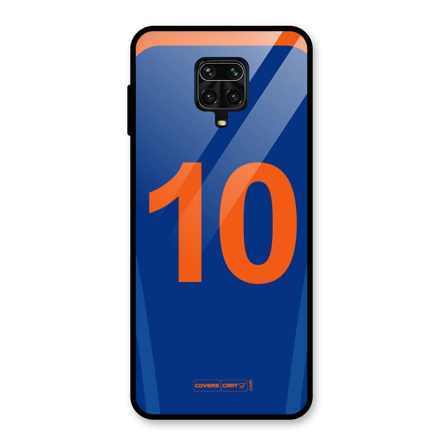 Blue Jersey Glass Back Case for Poco M2 Pro