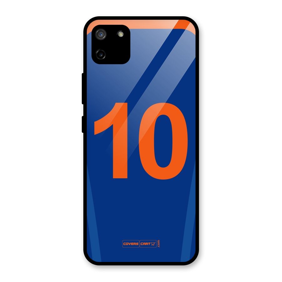Blue Jersey Glass Back Case for Realme C11