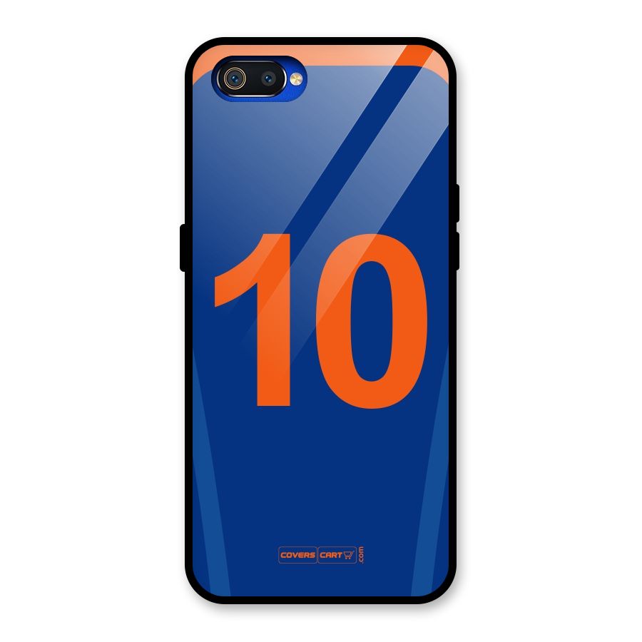 Blue Jersey Glass Back Case for Realme C2