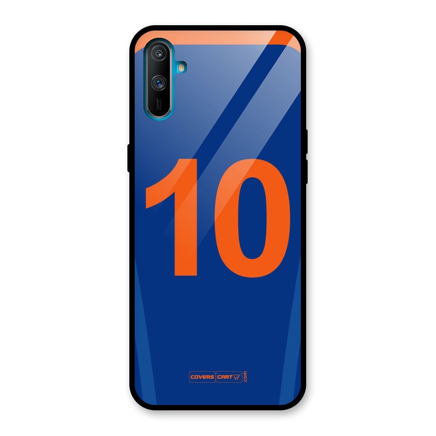 Blue Jersey Glass Back Case for Realme C3