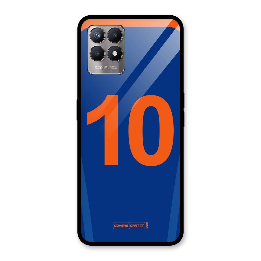 Blue Jersey Glass Back Case for Realme Narzo 50