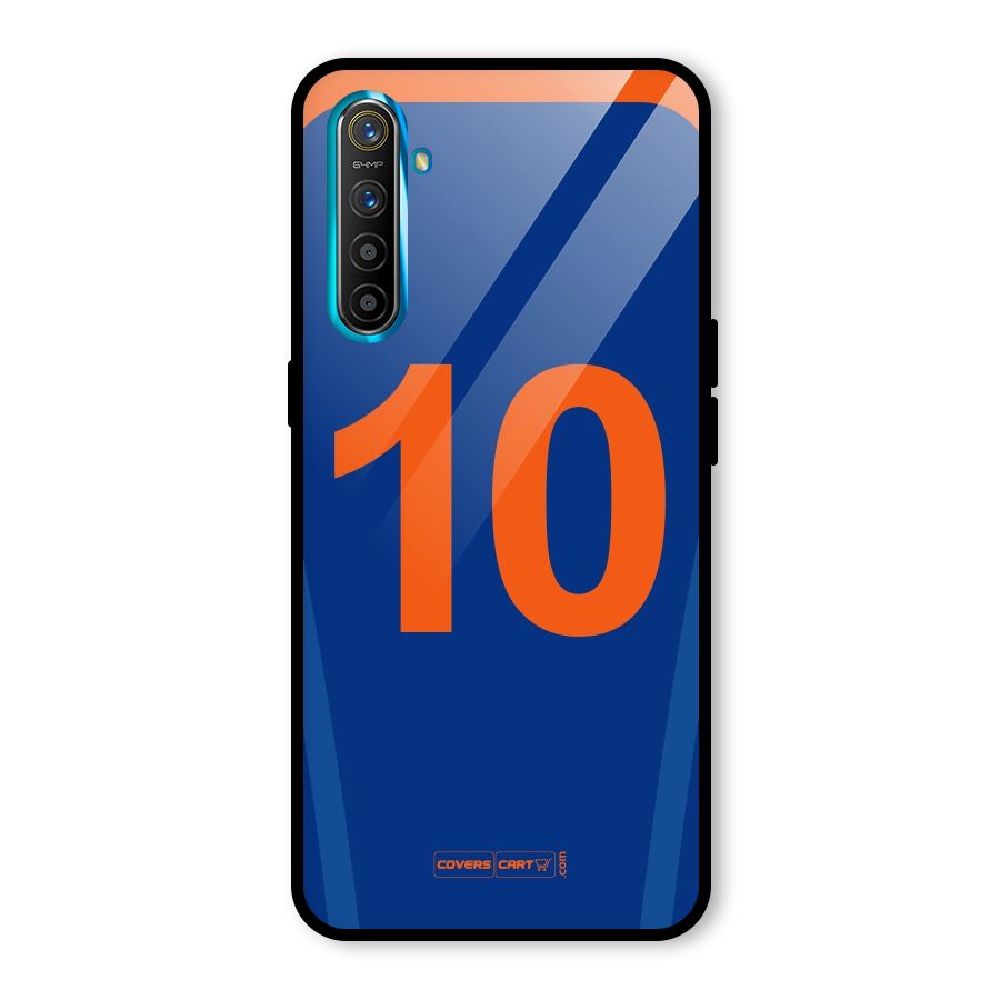 Blue Jersey Glass Back Case for Realme X2