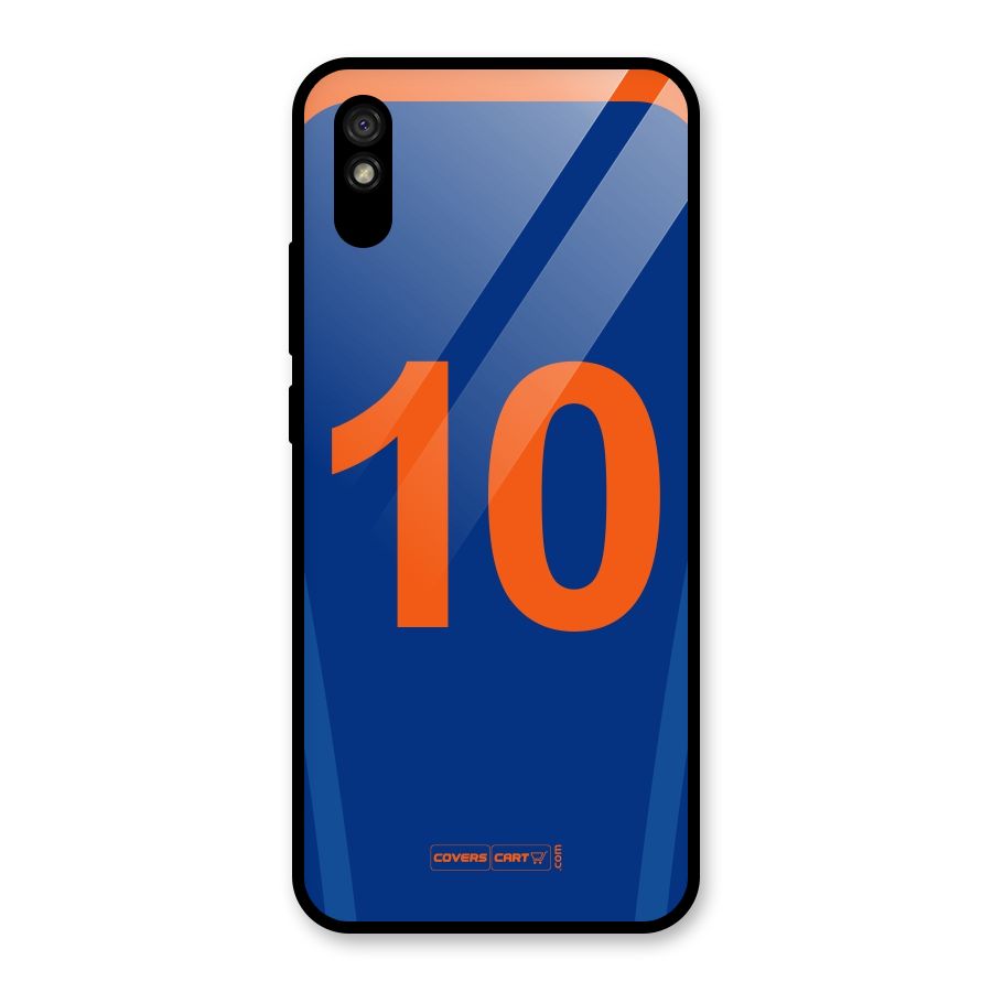 Blue Jersey Glass Back Case for Redmi 9A