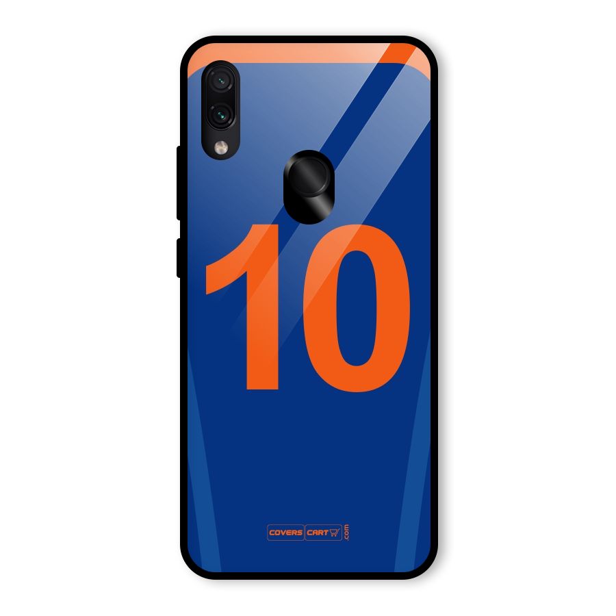 Blue Jersey Glass Back Case for Redmi Note 7 Pro