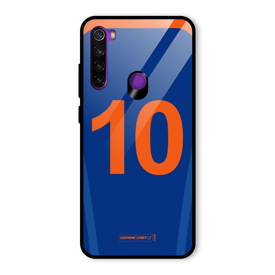 Blue Jersey Glass Back Case for Redmi Note 8