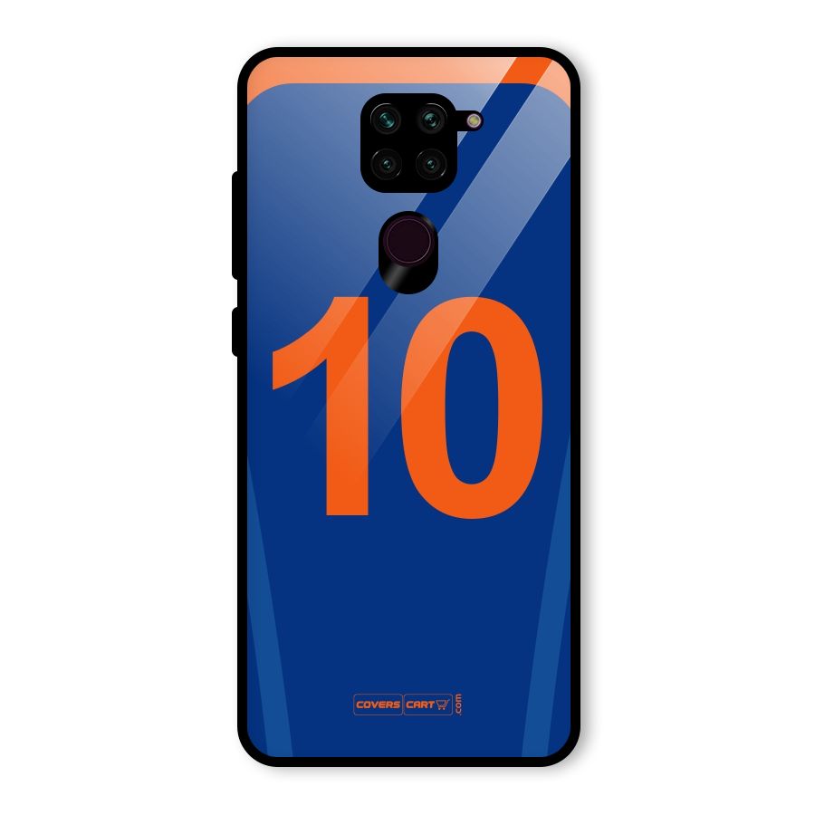 Blue Jersey Glass Back Case for Redmi Note 9