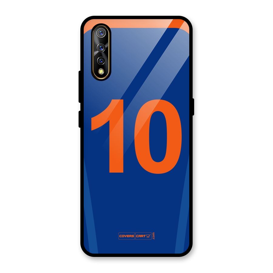 Blue Jersey Glass Back Case for Vivo S1