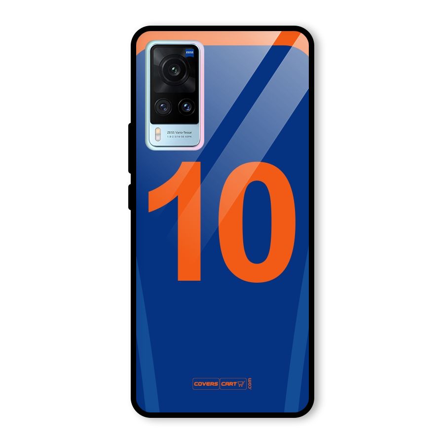 Blue Jersey Glass Back Case for Vivo X60