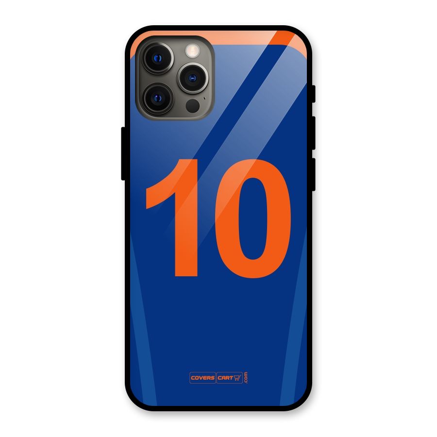 Blue Jersey Glass Back Case for iPhone 12 Pro Max