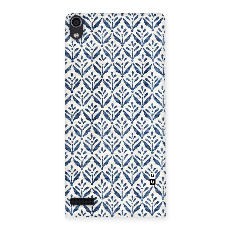 Blue Leaf Back Case for Ascend P6
