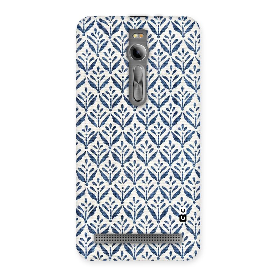 Blue Leaf Back Case for Asus Zenfone 2