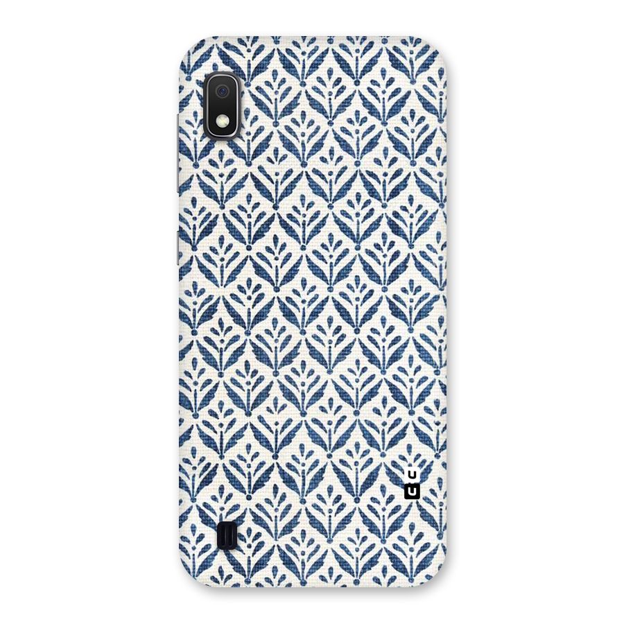 Blue Leaf Back Case for Galaxy A10