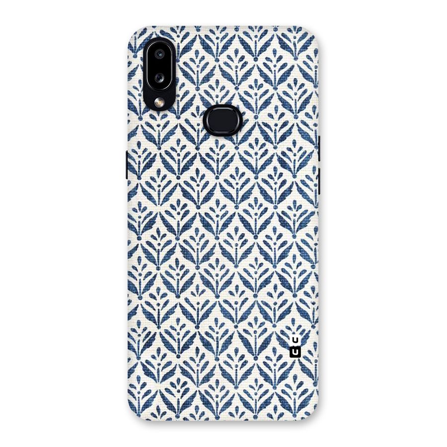Blue Leaf Back Case for Galaxy A10s