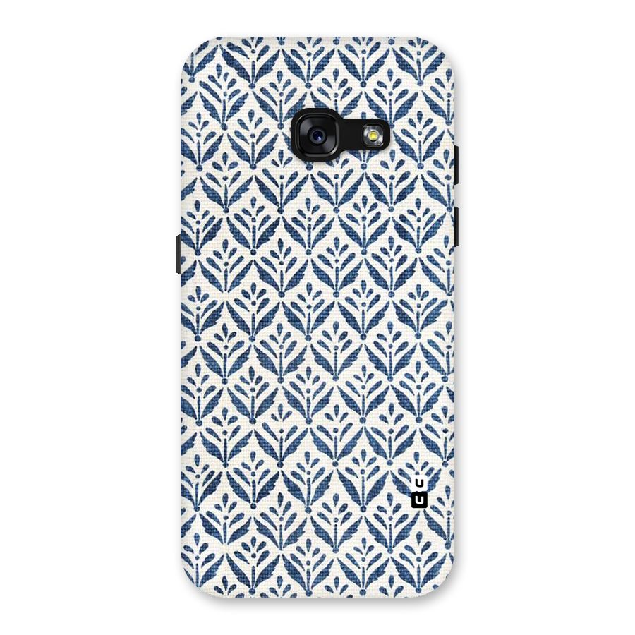 Blue Leaf Back Case for Galaxy A3 (2017)