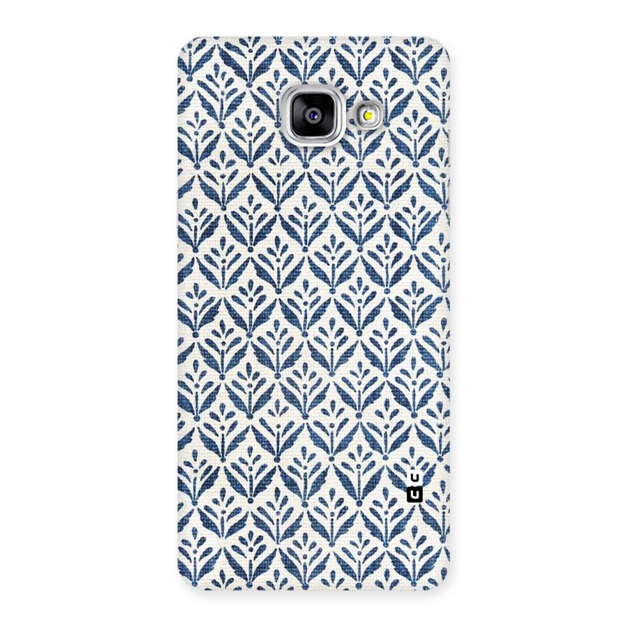Blue Leaf Back Case for Galaxy A5 2016