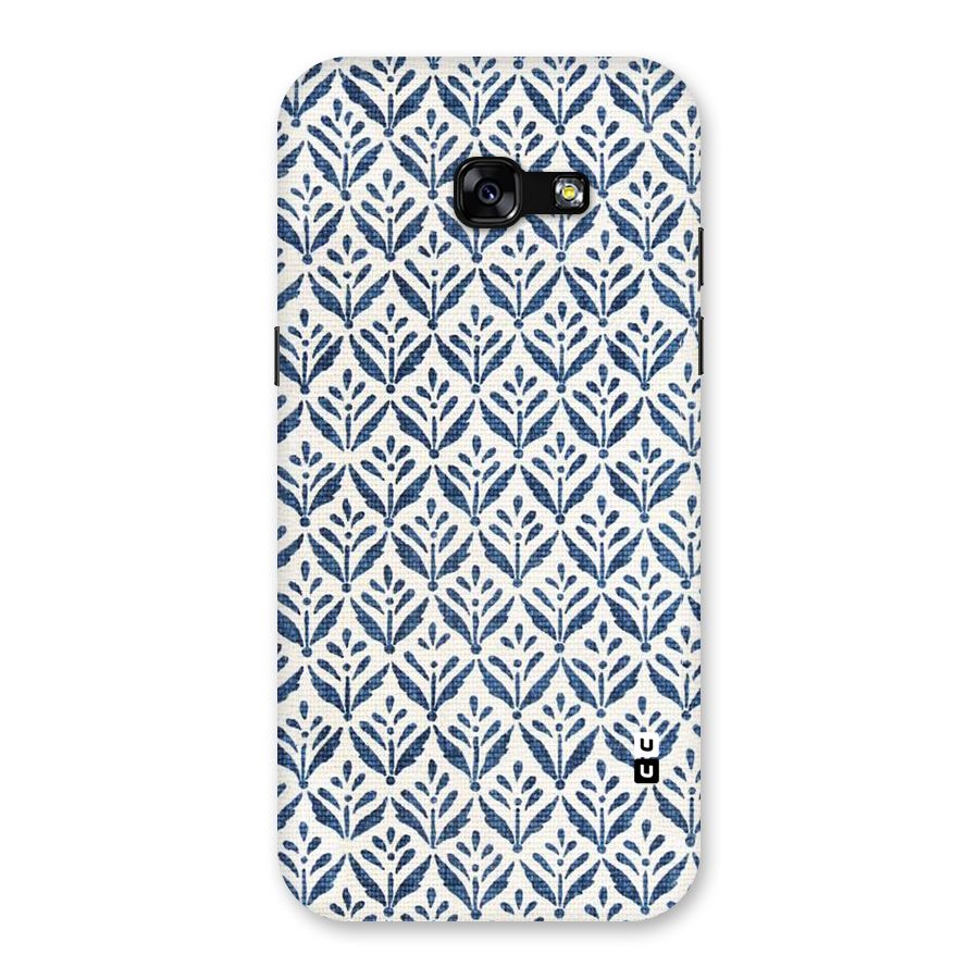 Blue Leaf Back Case for Galaxy A5 2017