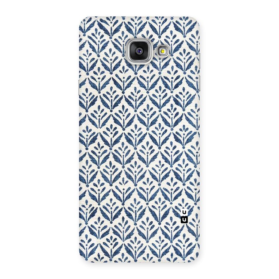 Blue Leaf Back Case for Galaxy A7 2016
