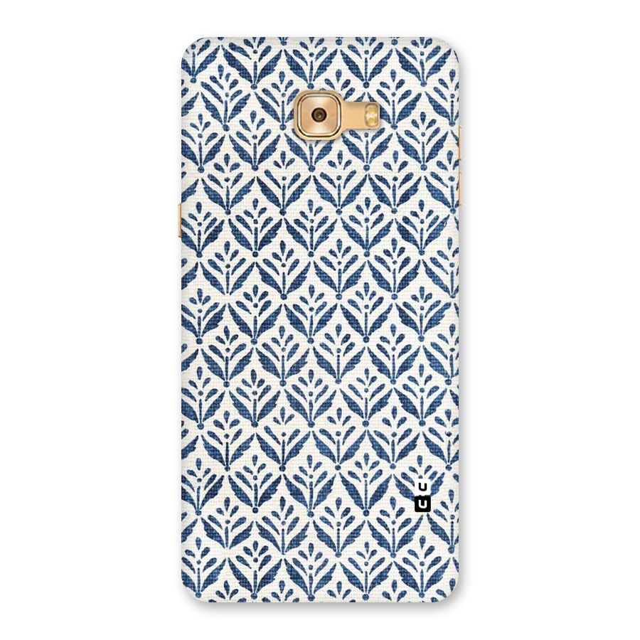 Blue Leaf Back Case for Galaxy C9 Pro