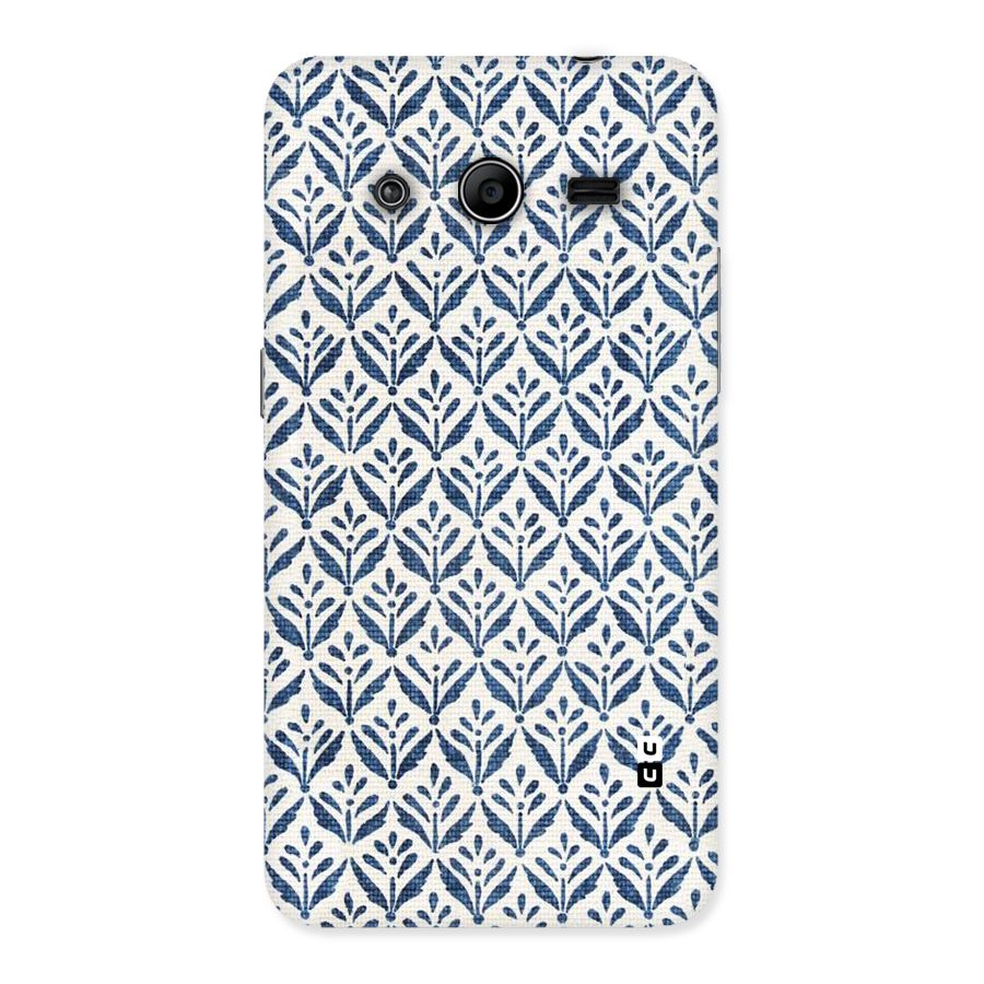 Blue Leaf Back Case for Galaxy Core 2