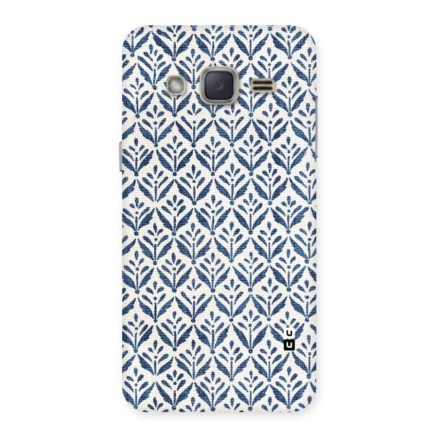 Blue Leaf Back Case for Galaxy J2