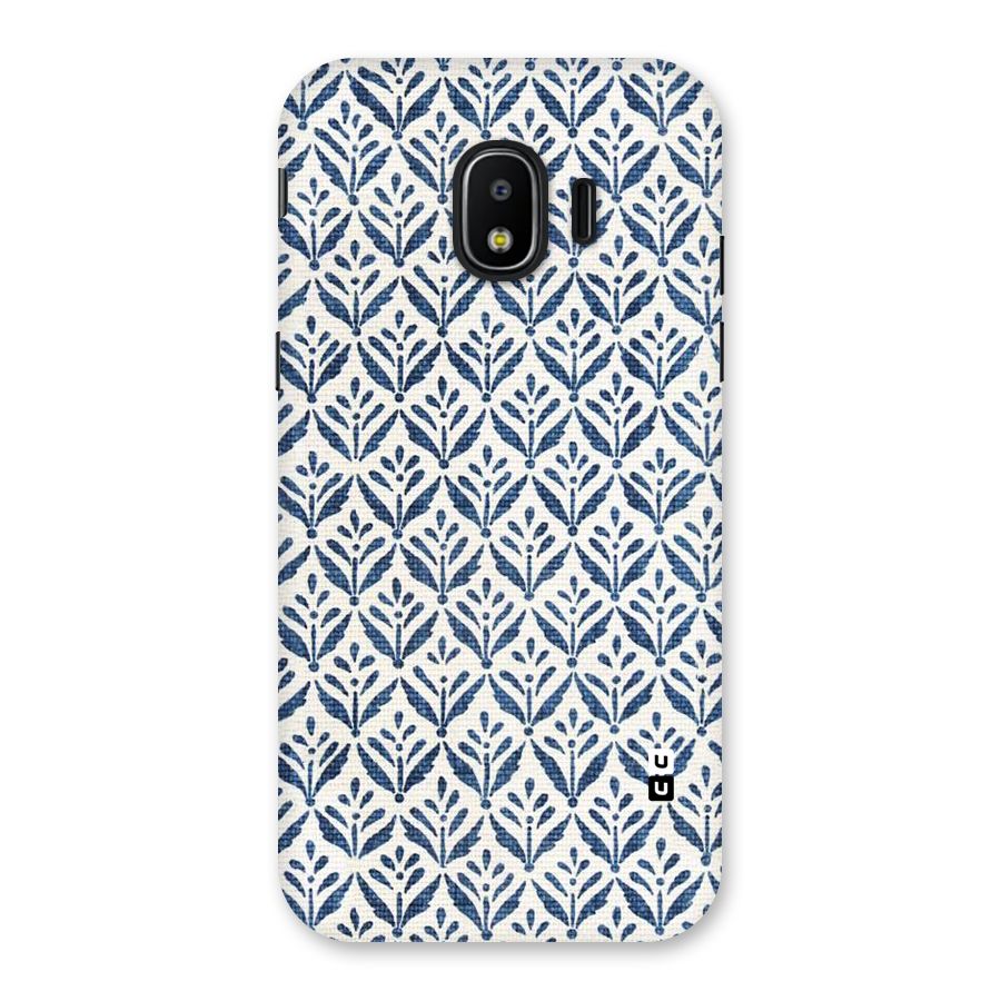 Blue Leaf Back Case for Galaxy J2 Pro 2018